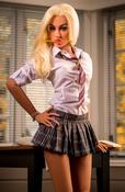 US Free Shipping 158cm real sex doll male adult tpe lifelike love doll realistic sex doll for man masturbation produced by AUTOMATIC WOMAN